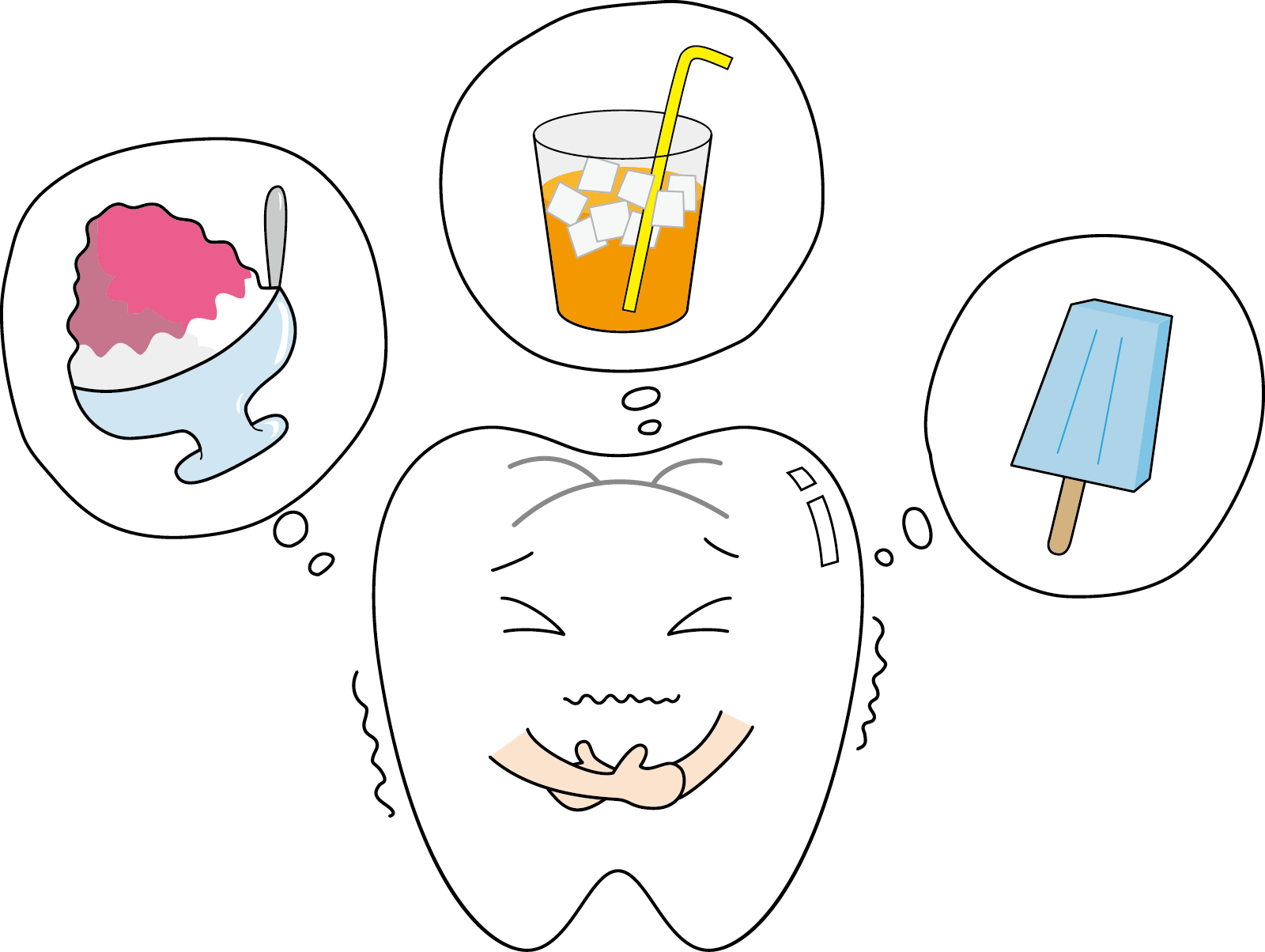 歯がキーンとしみる…そんなときは、お気軽にご相談ください！
